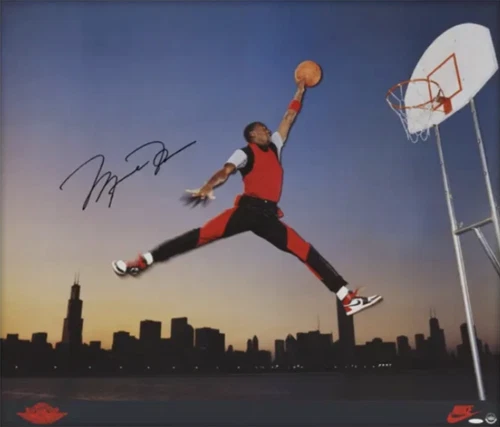 REPRINT Michael Jordan Jumpman Signature 8x10 Photo RP