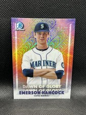 2021 Bowman Chrome Emerson Hancock MEGA BOX MOJO Dawn Of Glory DG-11 Mariners RC