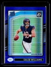 Caleb Williams 2024 Donruss Optic Blue Hyper #201 Chicago Bears