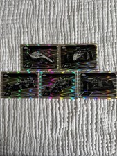 🏎️ 2024 Topps Chrome F1 Black & White Ray Wave Refractor 5-Card Set🏁