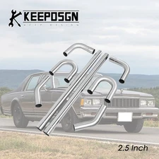 Exhaust Pipe Kit 2.5'' Stainless Steel Tubing Mandrel Straight for Chevy Caprice