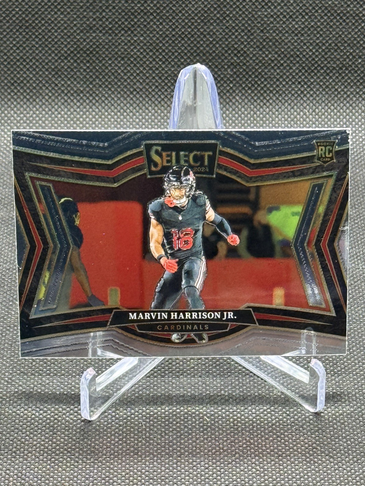 2024 Panini Select #474 Marvin Harrison Jr. Field Level Arizona Cardinals