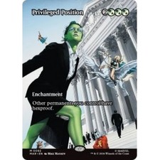 Privileged Position (borderless) X4 M/NM Magic MTG Marvel Universe