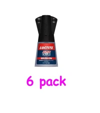 Loctite Brush On Super Glue Fast Setting Strong Adhesive Clear Liquid 6 Pack