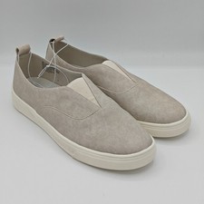 NWT Kensie Salia Slip-On Shoes Women  s Casual Comfort Knit Color Beige Size 8