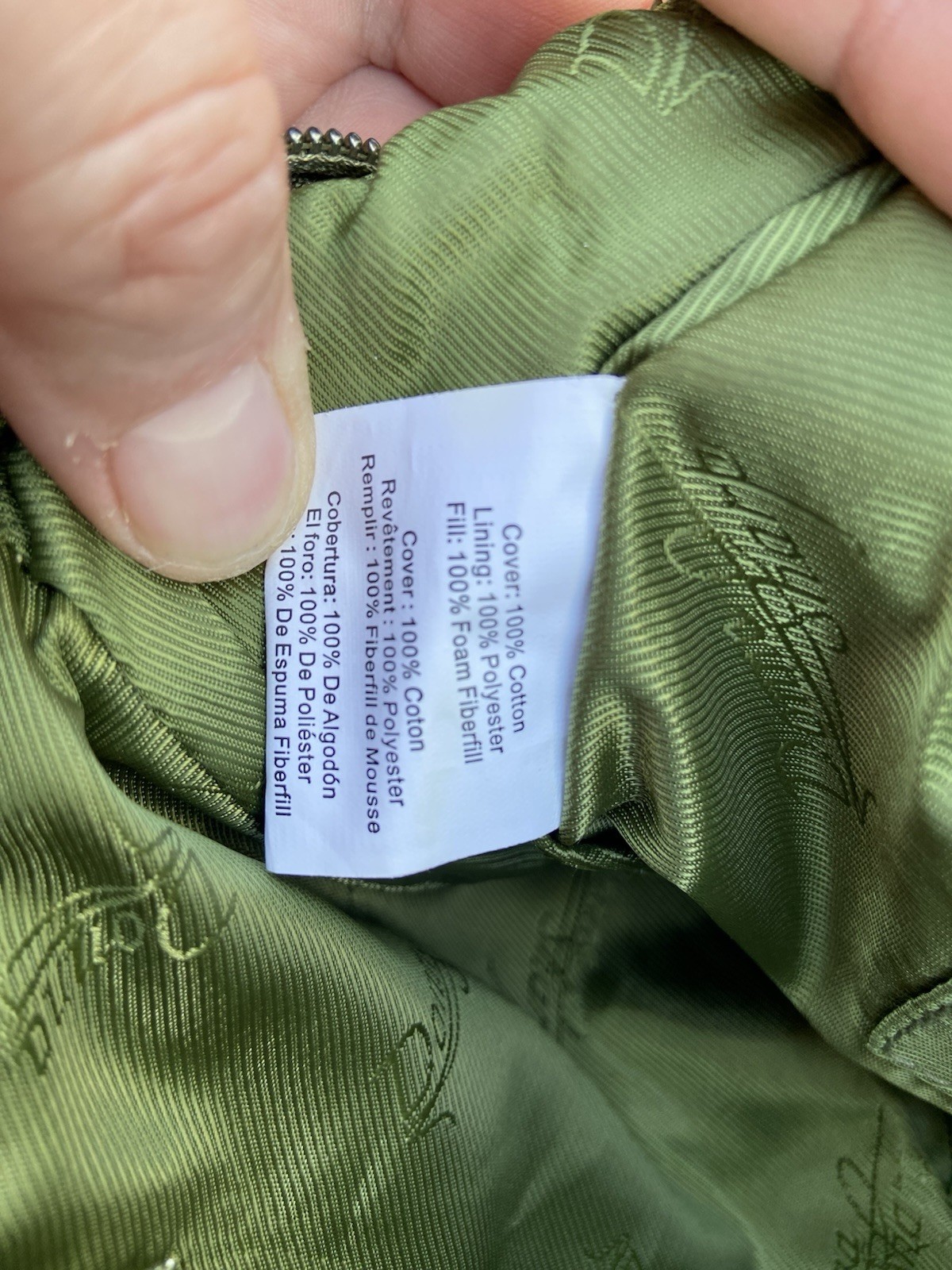 Donna Sharp Patchwork Quilted Green Purple Should… - image 8