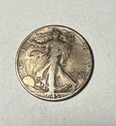 1945P Walking Liberty Silver Half Dollar 90% Silver Circulated