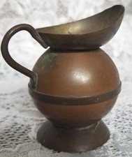 Vintage Miniature Copper Brass Jug 2-2/8 in. ENGLAND S.X. PRODUCT
