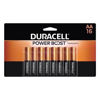 Duracell Coppertop AA Alkaline Batteries 16 Count Carded (16/Card)
