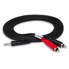 Hosa Technology 3' Stereo 3.5mm Mini Male to Two RCA Males Y-Cable