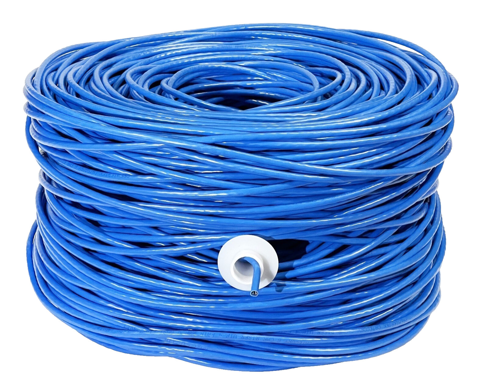 CAT6 1000FT 550MHz Riser UTP Network Ethernet Cable Bulk Wire 23 AWG LAN Blue