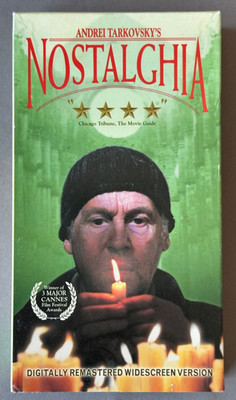VHS Nostalghia Andrei Tarkovsky Russia Russian Movie Video