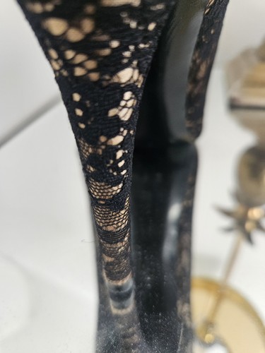 Stuart WEITZMAN LACE High heeled Shoe Boots Size UK 7.5 Size 40.5 / US 10 - Picture 4 of 8