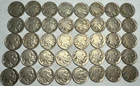 ROLL of 40 full date Indian Head BUFFALO NICKELS. Exact coins shown. #32