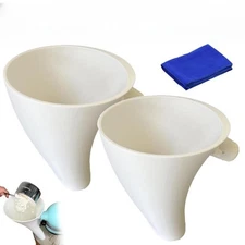 Kitchen Assistant Flour Funnel for Blenders, Prevents Spills and Messes