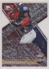 2019 Panini Elite Extra Edition Status Red Die-Cut 21/99 John Peguero #191 0q3