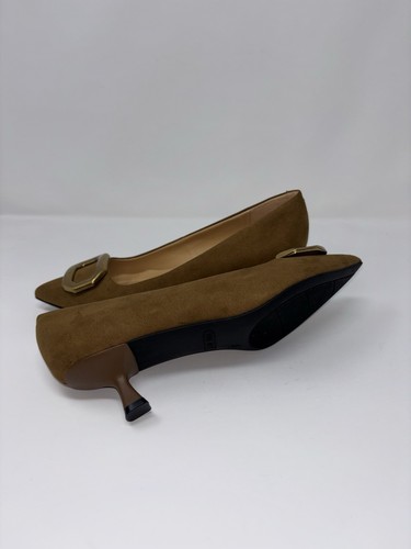 Nine West Wildleder Schnalle spitz zulaufende Schuhe Pfennigabsätze. - Bild 19 von 21