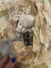 Pet Remembrance Journal | Handmade Vintage Junk Journal - Doggies