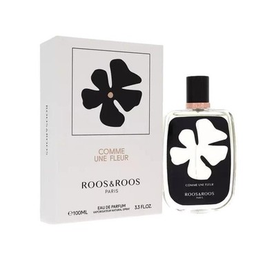 Roos & Roos Comme Une Fleur 3.3 oz EDP spray unisex perfume 100ml NIB
