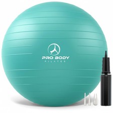 Yoga Ball - Fresh Colors Exercise Ball for Stability, Pregnancy, Workout, Phy...