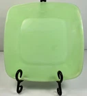 Original Anchor Hocking Fire-King Jadeite Charm Pattern 8 1/4" Luncheon Plates