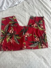 Vintage Women  s Floral Pedal Pushers Tagged Size Women  s 12 Fits True To Size