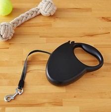 Retractable Dog Leash, Medium 16ft, Black For Dogs Under 110lbs Amazon Basics