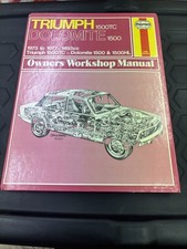 Triumph 1500TC Dolomite 1500 Haynes Workshop Manual 1973?1977 Very Good