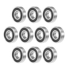 10pcs 697-2RS Deep Groove Ball Bearing 7x17x5mm Double Sealed Chrome Bearing New