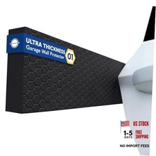 WP01 Garage Wall Protector Car Door Protector, Tool-Free, Designed 2 Pack Black
