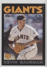 2021 Update 1986 Topps Baseball 35th Anniversary Black 140/299 Kevin Gausman 2r8