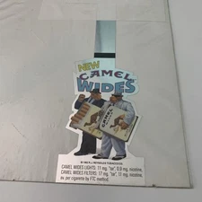 1992 Camel Wides Cigarettes Revco Foil Print Branding Unknown Item Rare Vintage
