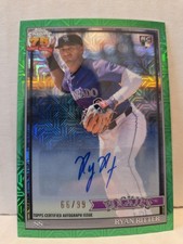 Ryan Ritter 2026 Topps Series 1 Silver Pack Green 1991 35th Auto /99 Rookie