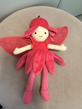 Jellycat Dahlia Fleur Flower Fairy Blossom Pink Soft Toy Plush Rare Retired