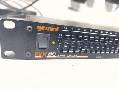 Gemini PVX-30 Graphic Equalizer | eBay