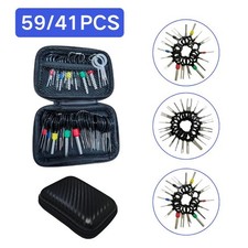 59/41pcs Car Terminal Removal Kit Universal Wire Connector Pin Puller for Repair