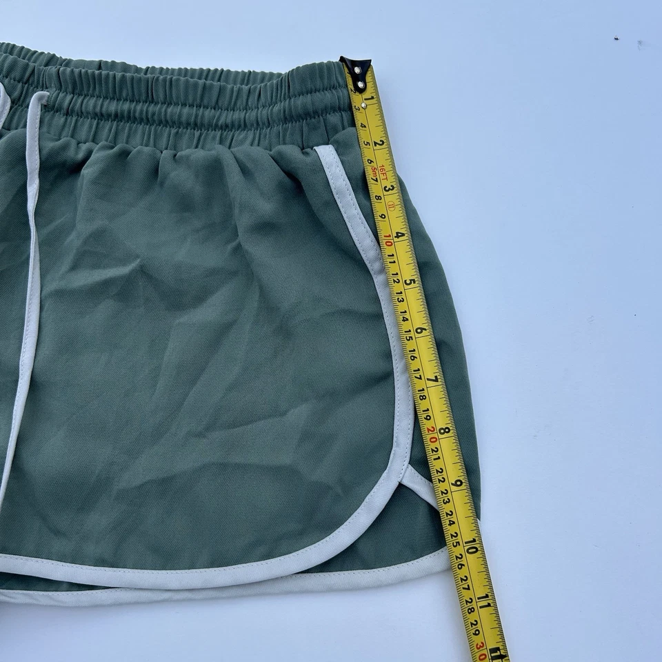 Forever 21 Shorts Green Athletic gym sports Y2k Womens Medium - Image 4 of 4