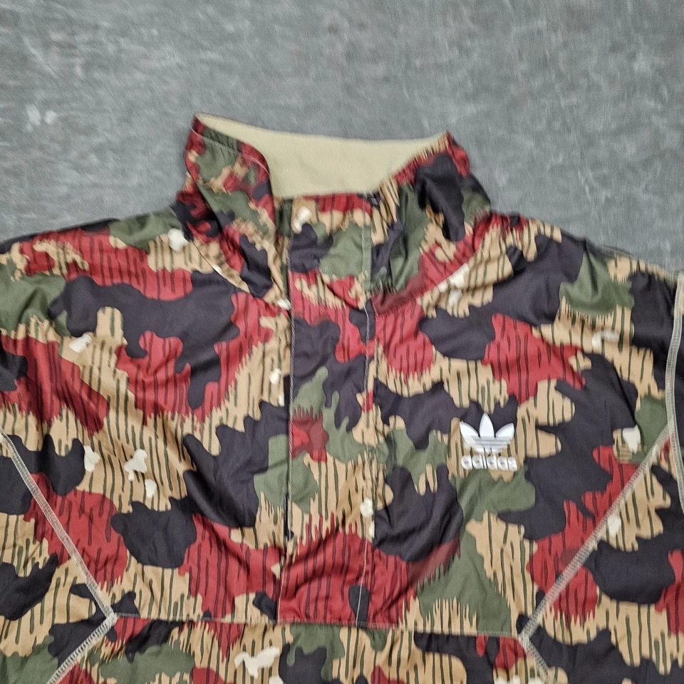 Adidas Pharrell Williams Jacket Mens Large Camo Pullover Fleece CY7871 Hiking - Image 2 of 4
