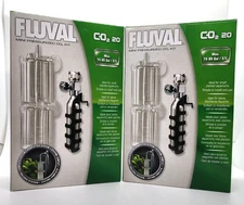 Fluval Mini Pressurized 20g-CO2 Kit 0.7 ounces For Aquariums A7540 Lot Of 2