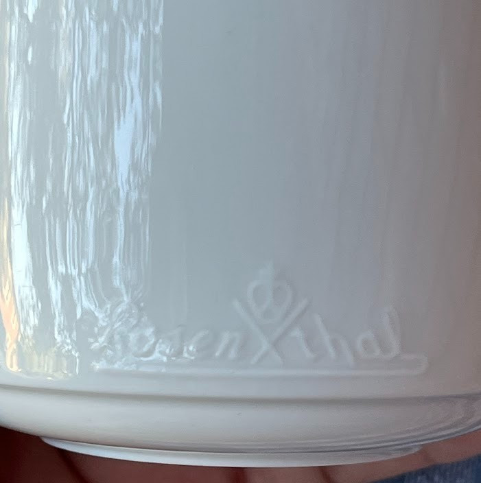 LUFTHANSA ~ ROSENTHAL GERMANY ~ INFLIGHT CUP & SAUCER SET  ~ 1 or ALL ~ 1+ SHIP