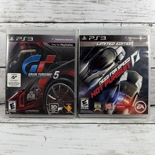 Gran Turismo 5 & Need for Speed Hot Pursuit Limited Edition PS3 Racing Games 