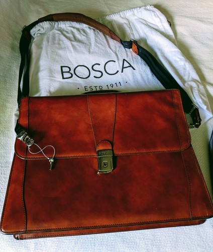 Bosca Italian Leather Double Gusset 