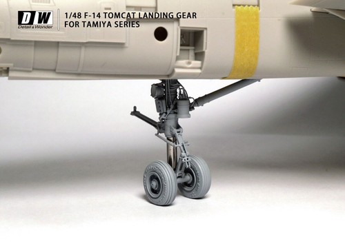 1pc 1/48D&W 480610 F-14D Landing Gears highly detailed 3Dprinted for TAMIYA kits - Picture 4 of 8