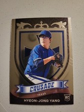 2021 Panini Chronicles HYEON-JONG YANG Rookie RC Crusade Silver RC Rangers C7