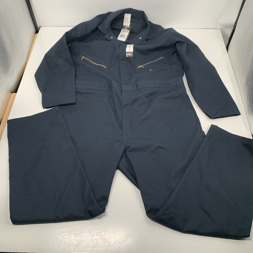 Dickies Men's 48799 Deluxe Coveralls Long Sleeve Mechanic Work Size 2XLT Blue - Picture 3 of 10