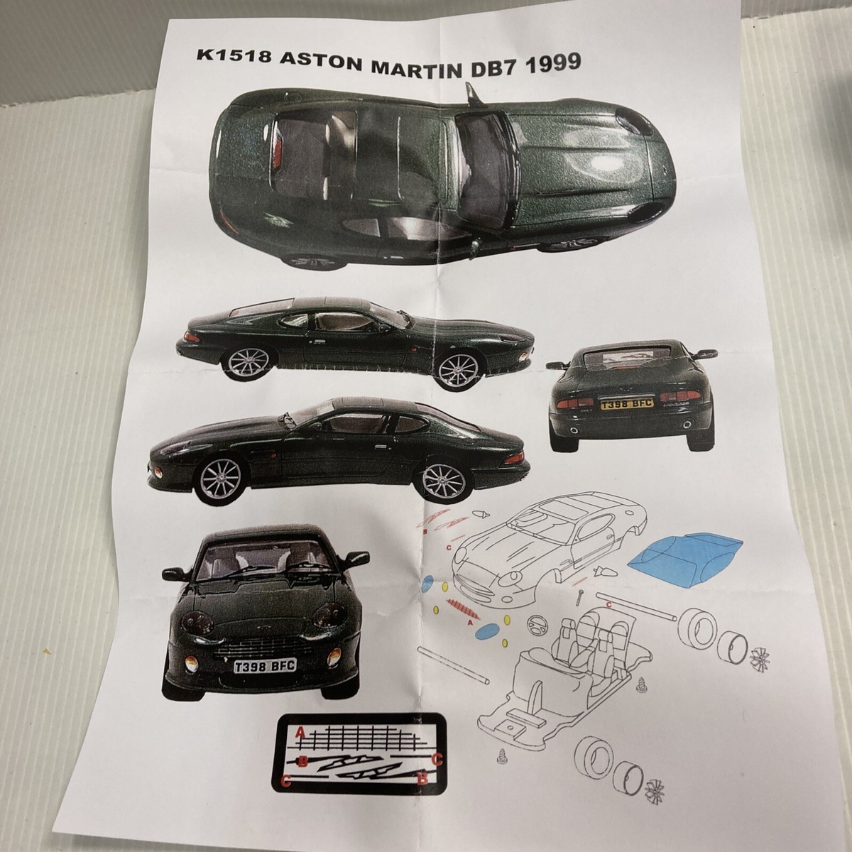 RARE KIT monté de l'Aston Martin DB5 BREAK DE CHASSE au 1/43 PROVENCE