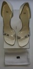 NIB VERA WANG by Stuart Weitzman Theater White Satin Sandals Heels -- SIZE 9.5 M — photo 1