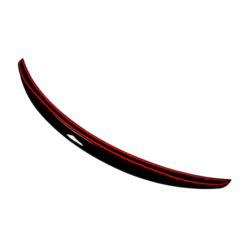 For BMW F87 M2 F22 220i M235i 2014-2021 Glossy Black Rear Trunk Spoiler Wing Lip - Picture 9 of 10