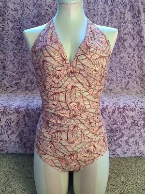 Queen Tahiti Coco 2pc Bikini - Halter Tankini Top, Hipster Bottom - Size Sm