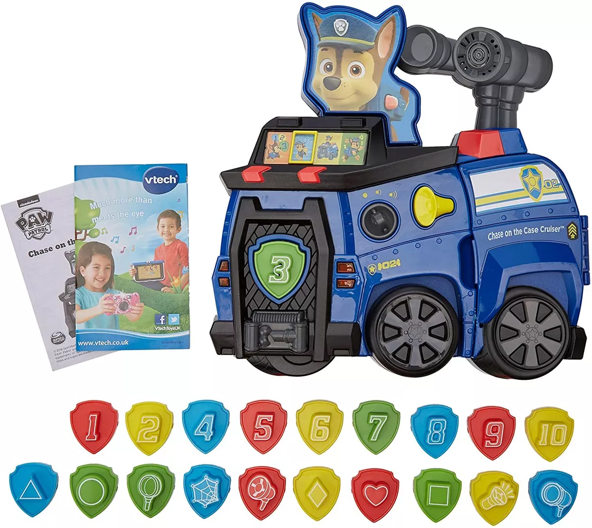 Vtech paw patrol chase 2025 on the case cruiser